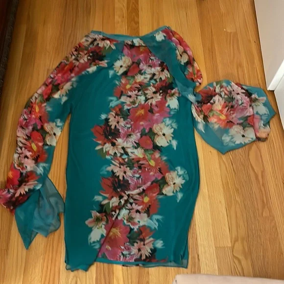 Guess by Marciano floral panels maxi skirt - Picture 3 of 12